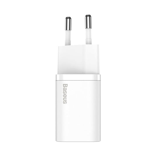 Verkkolaturi Baseus Super Si 1C, 30W, 3A, 1 x USB-C, valkoinen CCSUP-J02