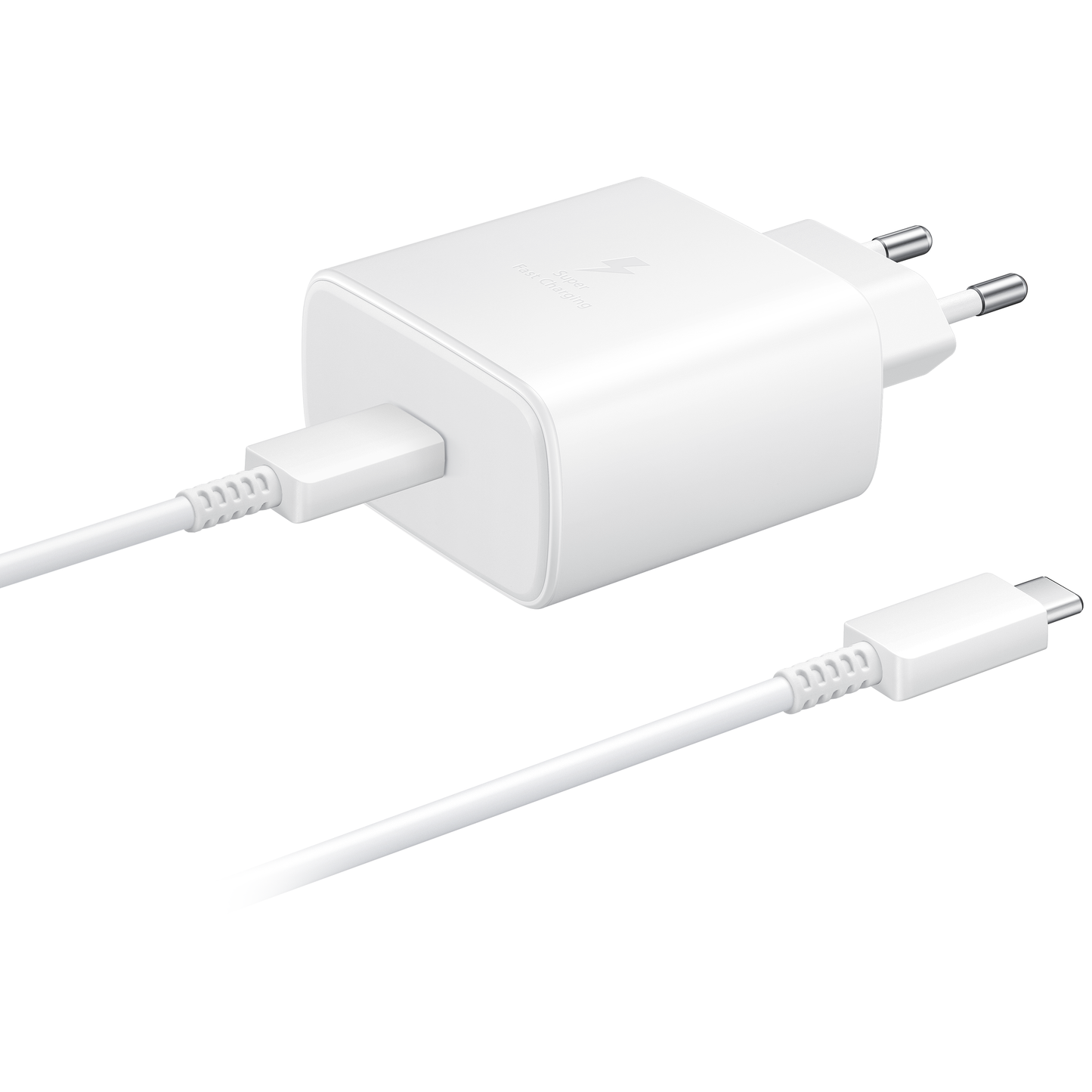 Samsung EP-TA845 + DW76767JWE USB-C-kaapeli verkkolaturi, 45W, 4,05A, 1 x USB-C, valkoinen GP-PTU020SOFWQ