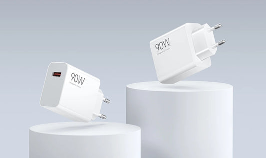 Xiaomi USB-C -verkkolaturi kaapelilla, 90W, 6.1A, 1 x USB-A, Valkoinen