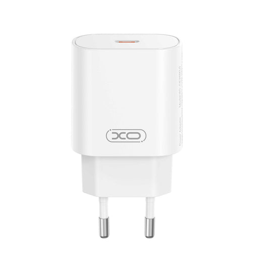 Verkkolaturi USB-C-kaapelilla XO Design CE25, 25W, 3A, 1 x USB-C, Valkoinen