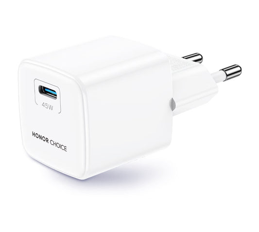 Verkkolaturi USB-C-kaapelilla Honor Choice CP045E, 45W, 3A, 1 x USB-C, Valkoinen 5504ALHP
