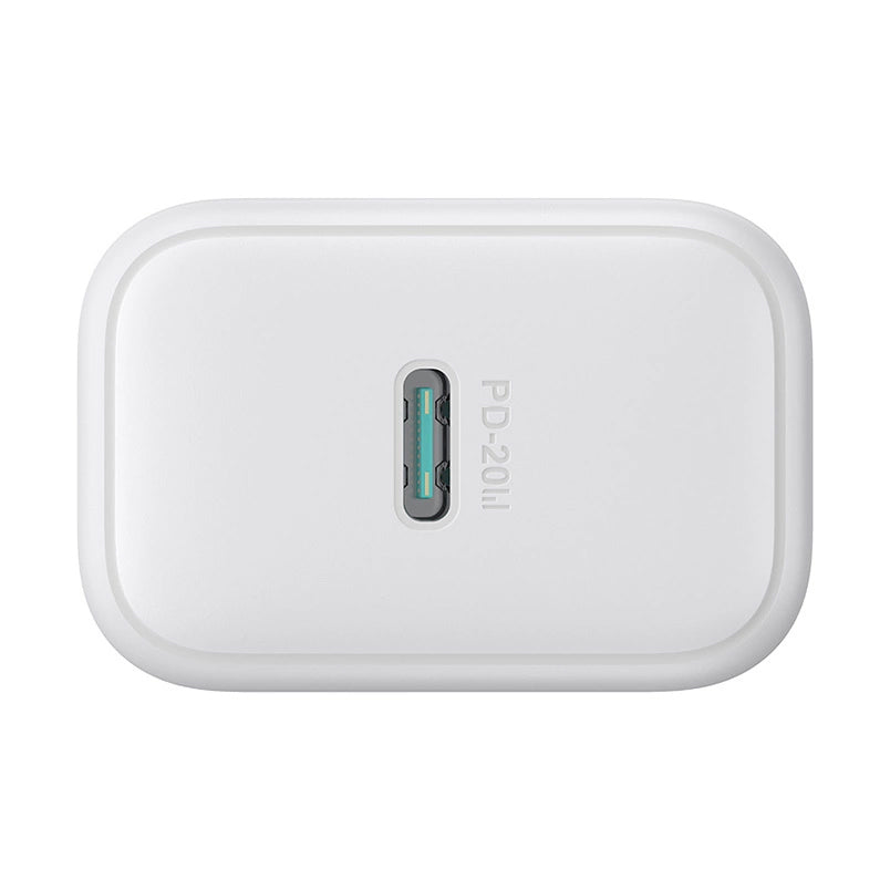 Verkkolaturi Lightning-kaapelilla Joyroom JR-TCF20, 20W, 3A, 1 x USB-C, Valkoinen