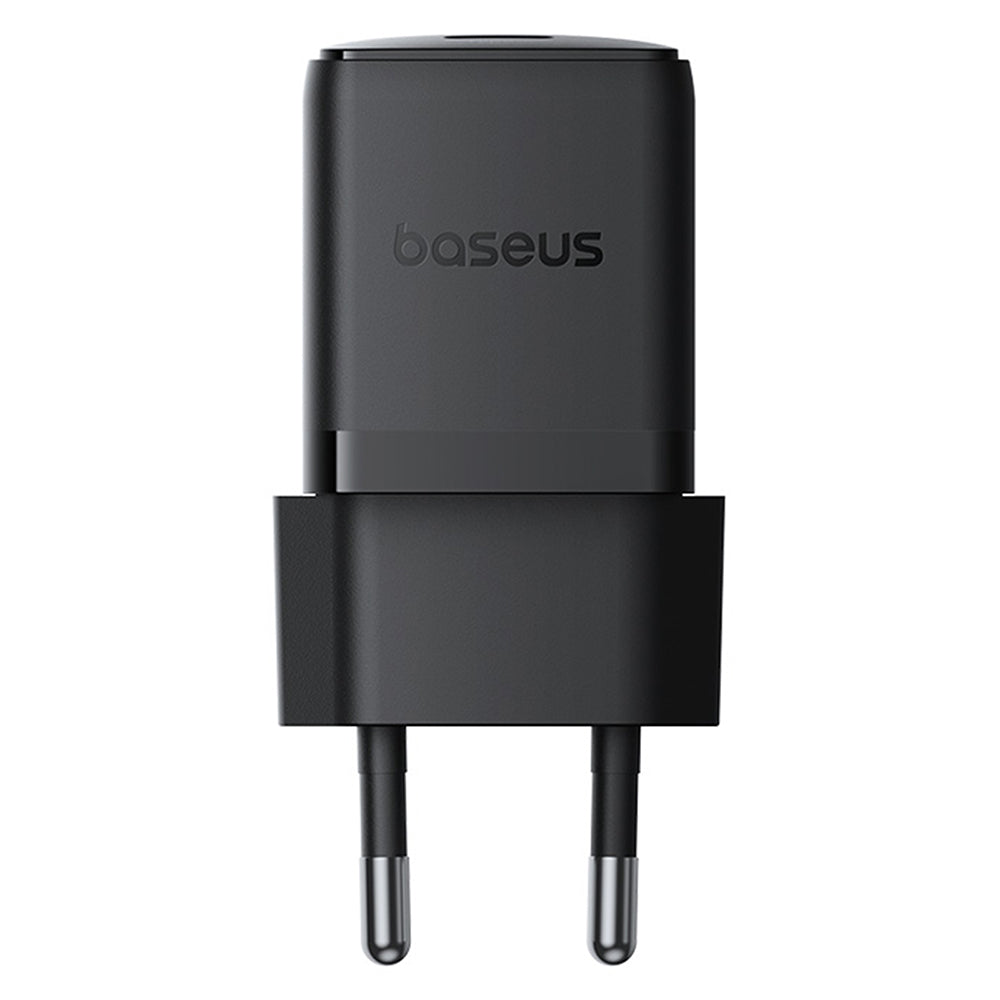 Baseus Palm USB-C -verkkolaturi kaapelilla, 30W, 3A, 1 x USB-C, Musta P10111605113-01