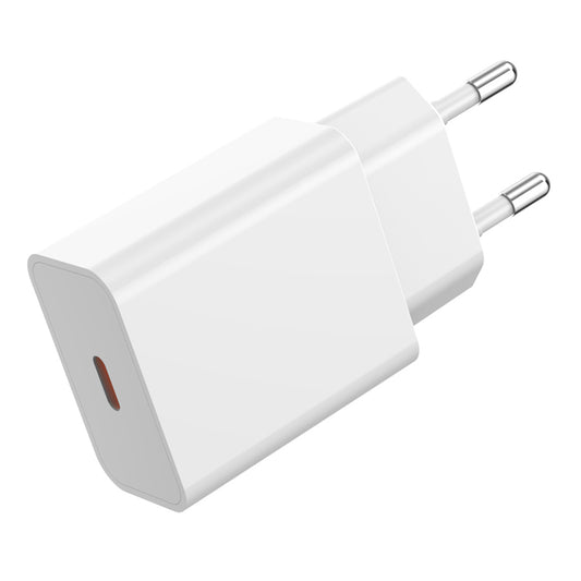 Verkkolaturi USB-C-kaapelilla XO Design L126, 20W, 3A, 1 x USB-C, Valkoinen