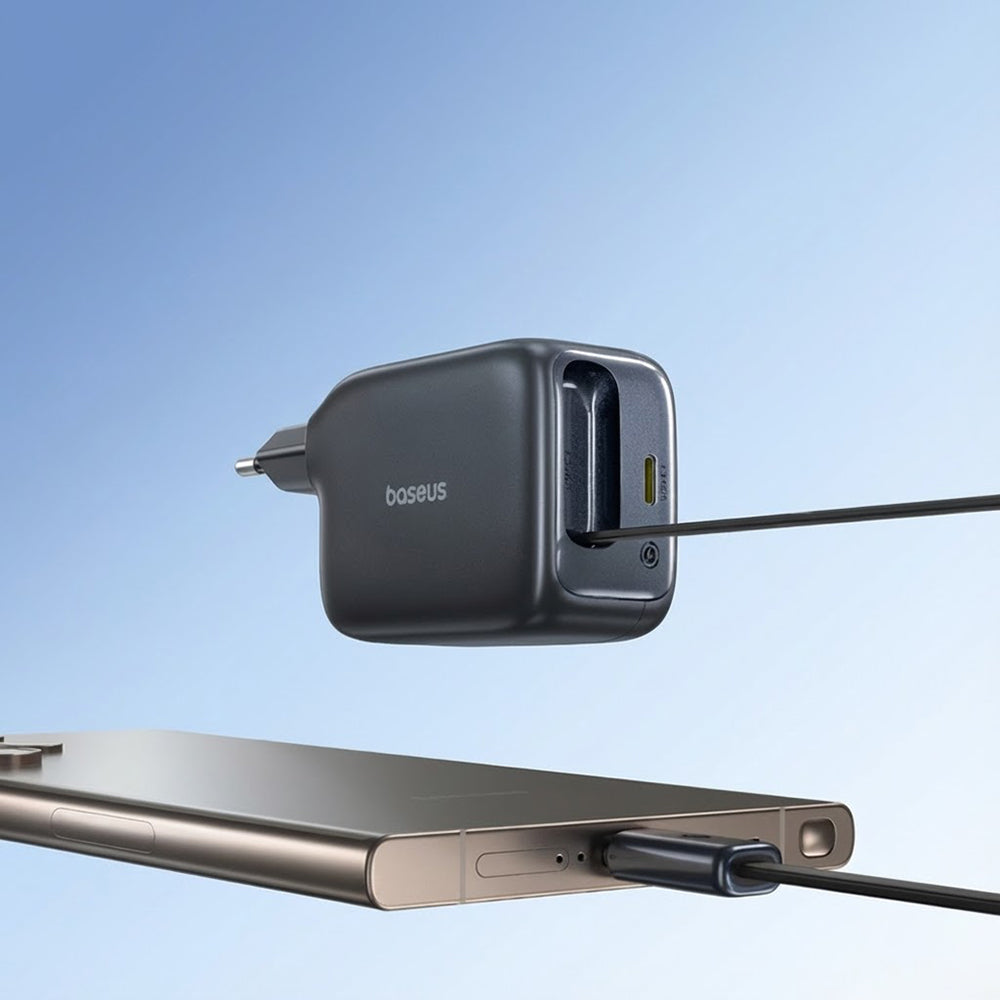 Verkkolaturi USB-C-kaapelilla Baseus EnerCore CJ11, 45W, 3A, 1 x USB-C, Musta Z0004800