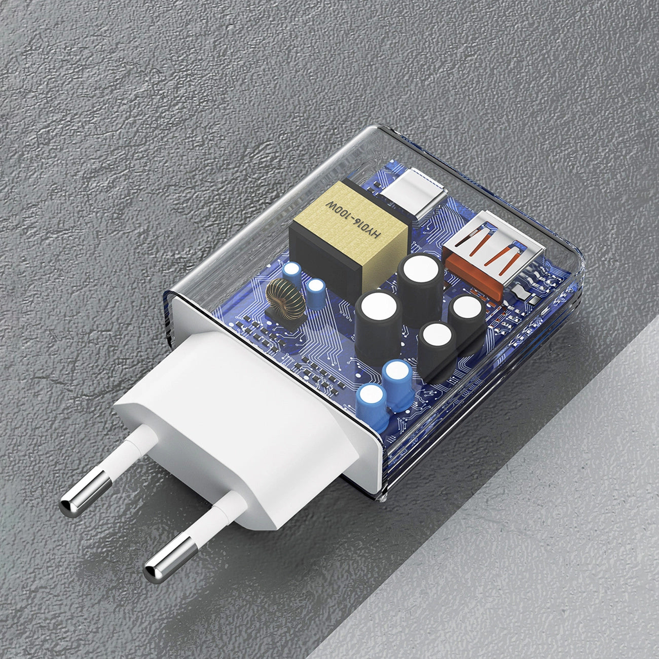 Verkkolaturi Dudao A30EU, 30W, 3A, 1 x USB-A - 1 x USB-C, valkoinen