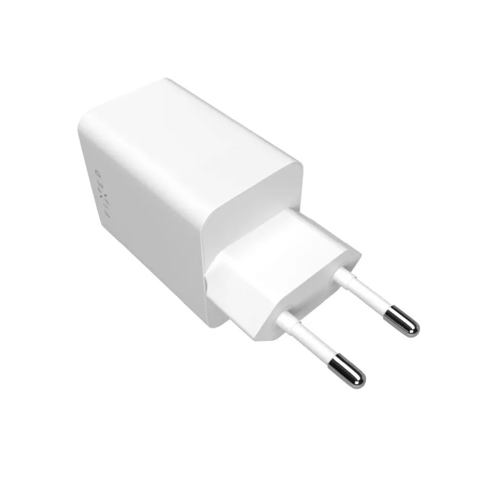 Verkkolaturi Fixed Mini, 45W, 3A, 1 x USB-A - 1 x USB-C, Valkoinen