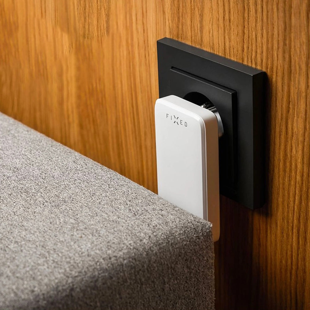 Verkkolaturi Fixed Slim, 45W, 3A, 2 x USB-C, Valkoinen