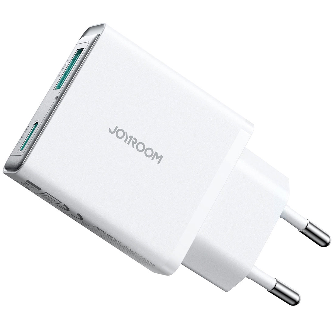 Joyroom verkkolaturi JR-TCF14, 20W, 3A, 1 x USB-A - 1 x USB-C, valkoinen