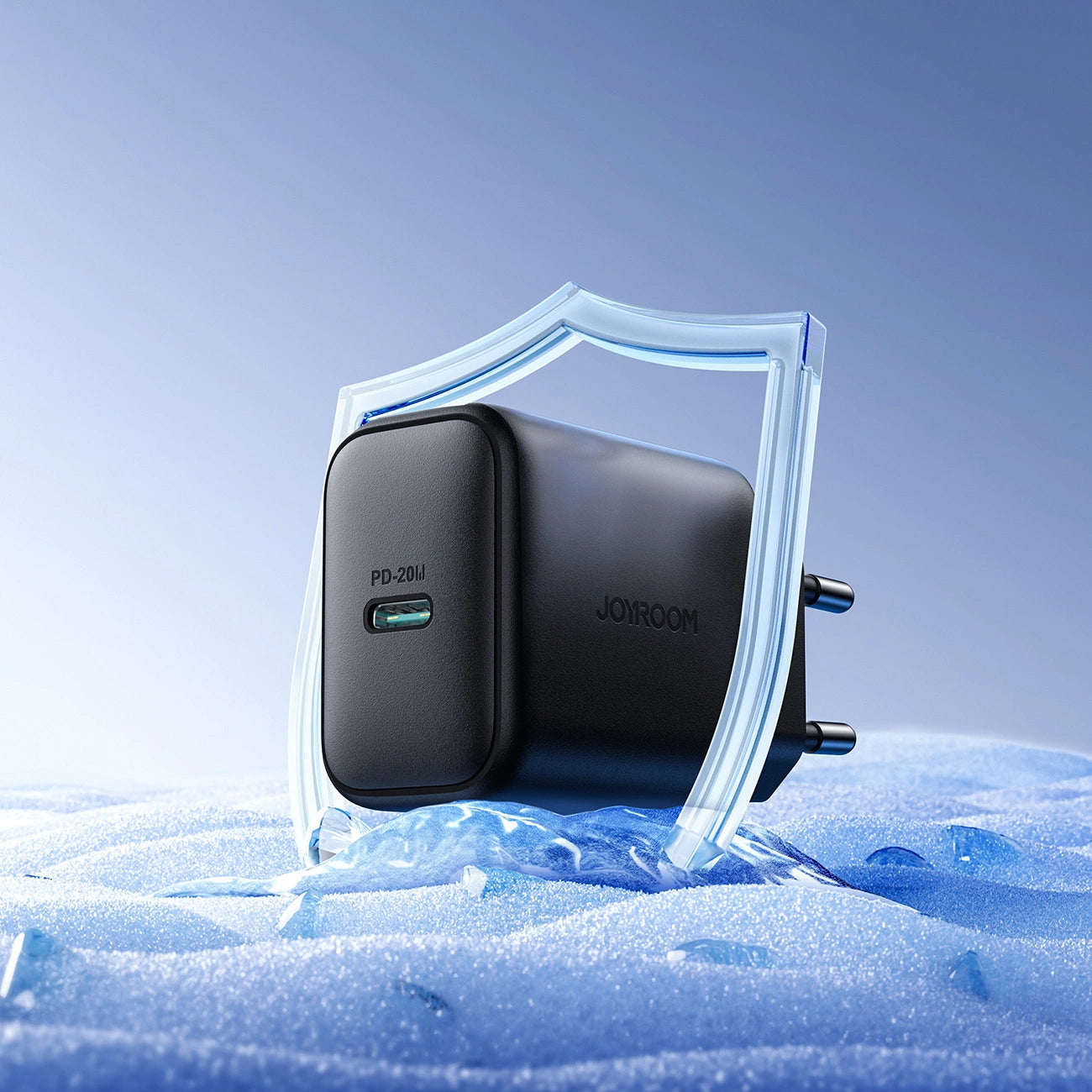 Joyroom JR-TCF20 Verkkolaturi, 20W, 3A, 1 x USB-C, Musta