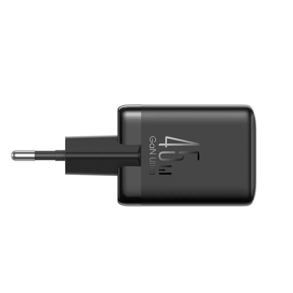 Joyroom JR-TCG17 -verkkolaturi, 45W, 3A, 2 x USB-C, Musta