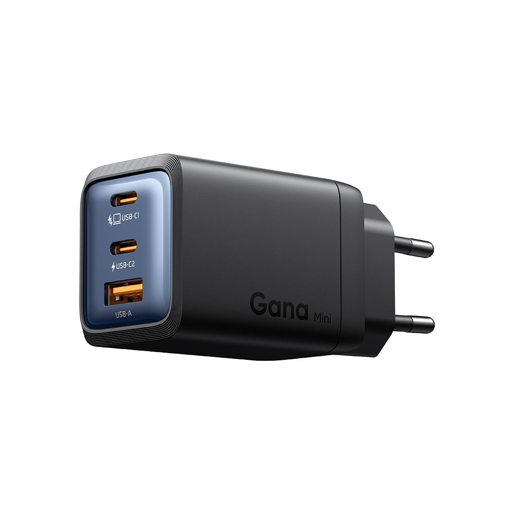 McDodo CH-0970 Gana Mini -verkkolaturi, 67W, 3A, 1 x USB-A - 2 x USB-C, Musta
