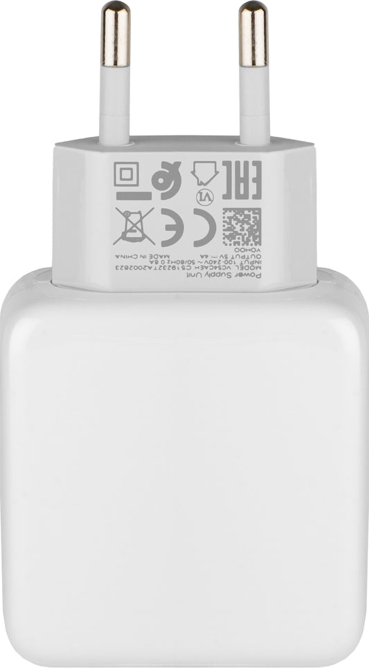 Realme-verkkolaturi, 20W, 4A, 1 x USB-A, Valkoinen VC54JCEH