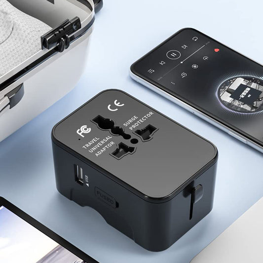 Techsuit HHT202-2C Travel -verkkolaturi, 15W, 3A, 2 x USB-C, Valkoinen