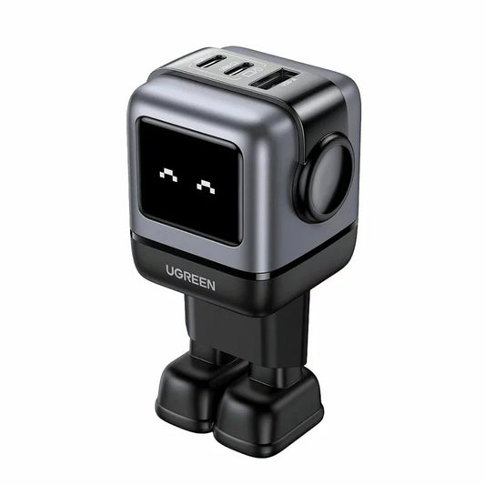 Verkkolaturi UGREEN CD361 Uno, 65W, 3,25A, 1 x USB-A - 2 x USB-C, musta.