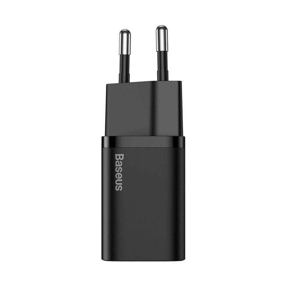 Baseus Super Si verkkolaturi, 20W, 3A, 1 x USB-C, musta CCSUP-B01