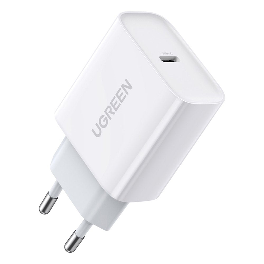 UGREEN CD137 Verkkolaturi, 18W, 3A, 1 x USB-C, Valkoinen
