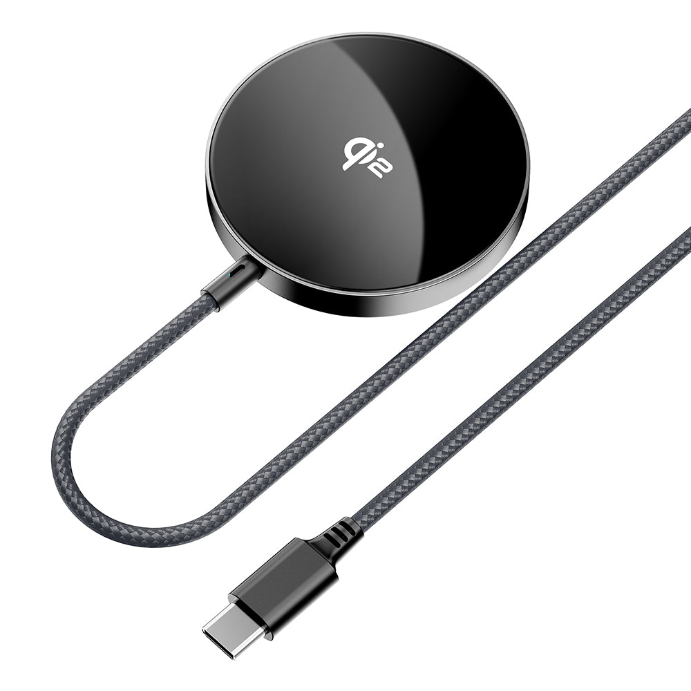 Langaton verkkolaturi Acefast E24, 15W, 1.67A, Harmaa