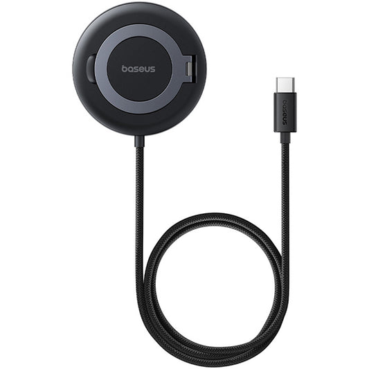 Baseus Simple Mini4 langaton laturi, 15W, 1.67A, Musta P10273300121-01