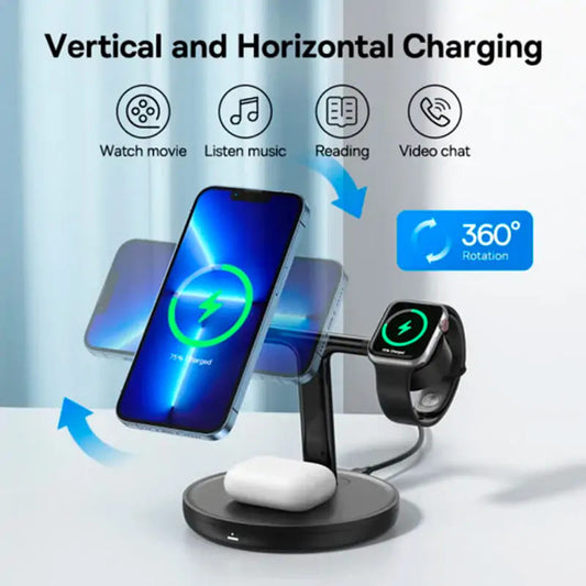 Baseus Swan 3in1 langaton latausasema, 20W, 1.67A, P10221302113-Z1