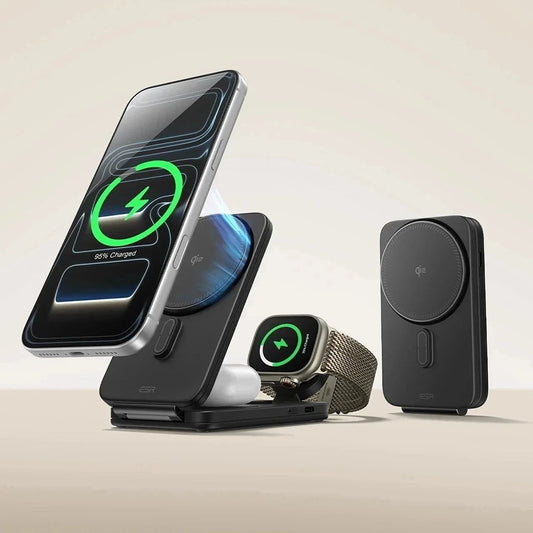 ESR CryoBoost 3in1 25W langaton latausasema, musta