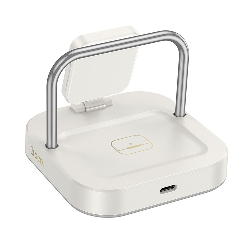 Langaton Verkkolaturi HOCO CQ16A 3in1, 15W, 1.67A, Valkoinen
