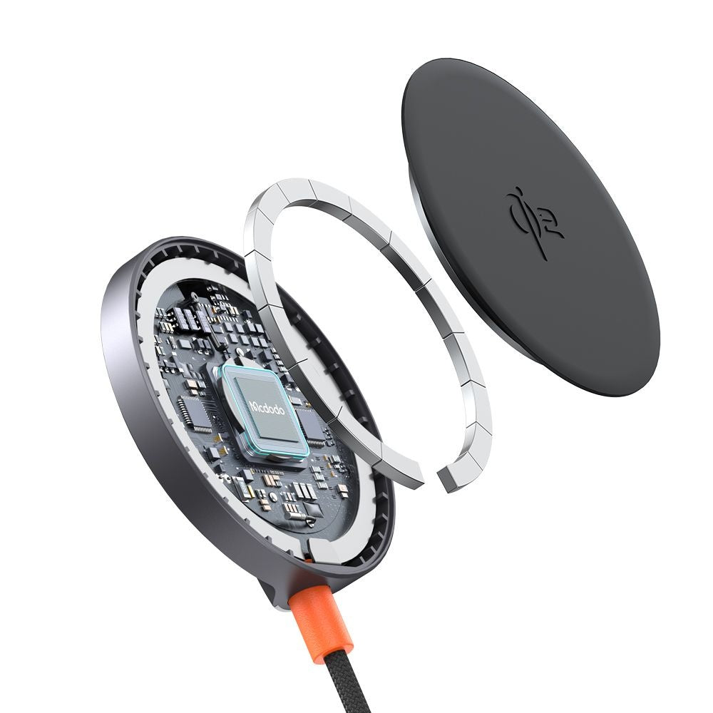 McDodo CH-2860 MagQ langaton verkkolaturi, 15W, 1.67A, Musta