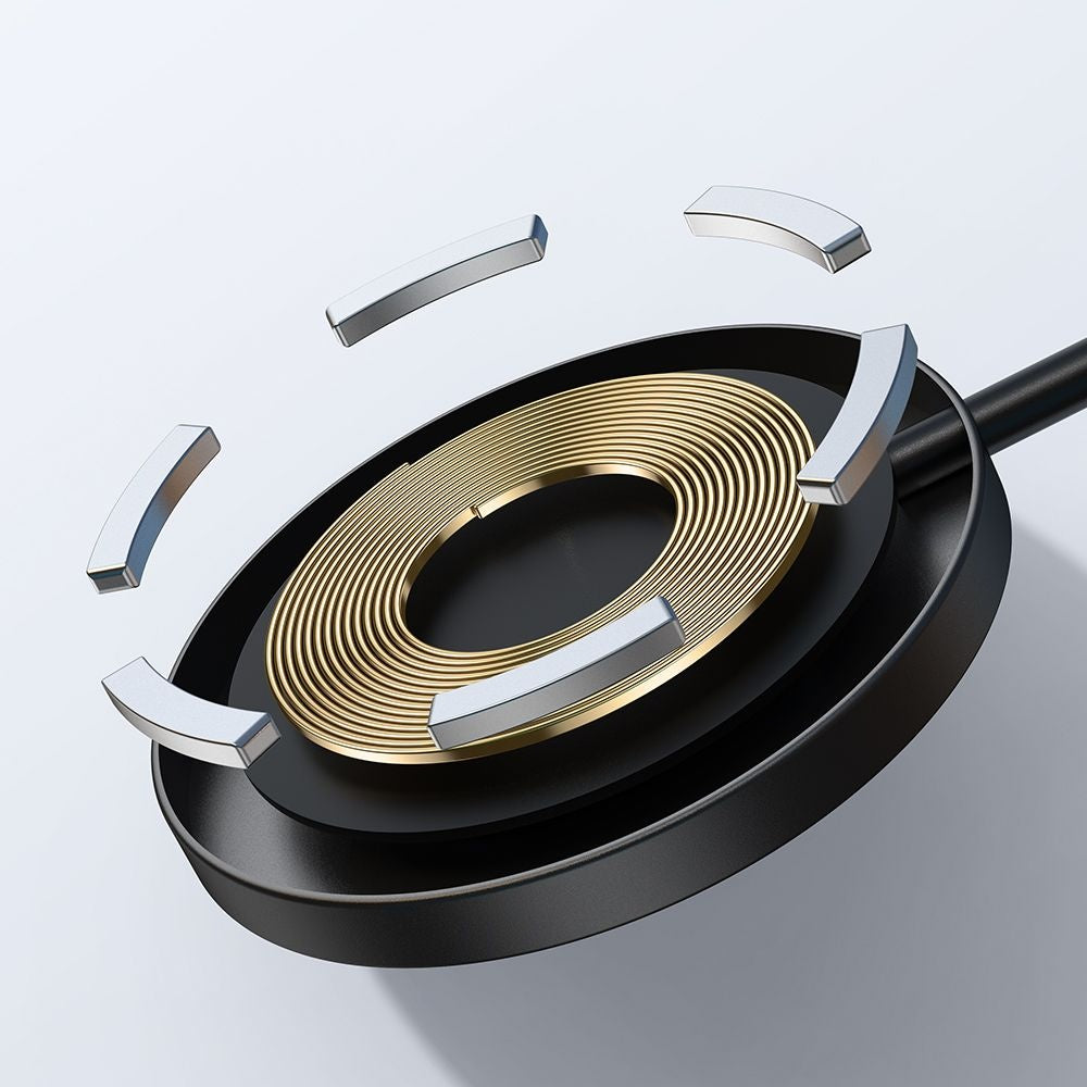 McDodo CH-4360 Moon langaton verkkolaturi, 15W, 1.67A, Musta