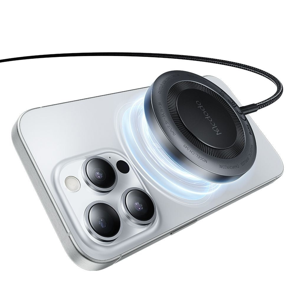 McDodo CH-5490 Langaton Verkkolaturi, 15W, 1.67A, Musta