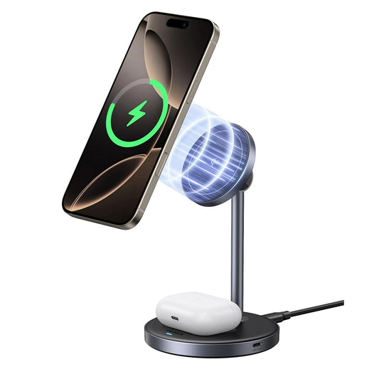 UGREEN W710 3in1 Langaton Verkkolaturi, 20W, 1.67A, 1 x USB-C, Musta
