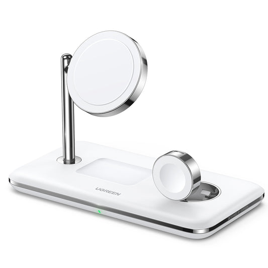 UGREEN CD278 3in1 Langaton Verkkolaturi, 25W, 1.67A, Valkoinen