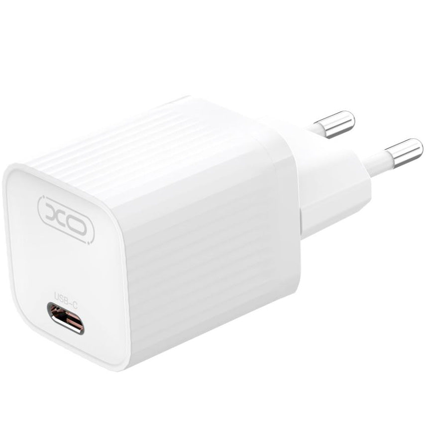 Verkkolaturi XO Design L148, 30W, 3A, 1 x USB-C, Valkoinen