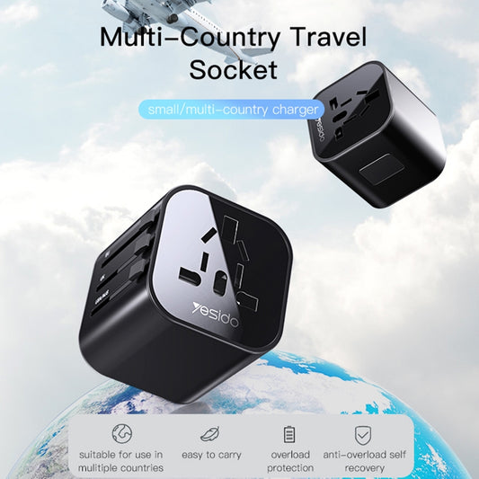 Yesido MC09 Travel Network Adapter, Black