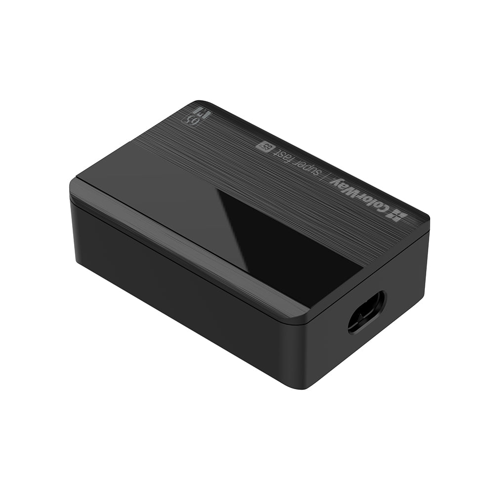ColorWay Display -latausasema, 65W, 3.25A, 2 x USB-A - 2 x USB-C, Musta