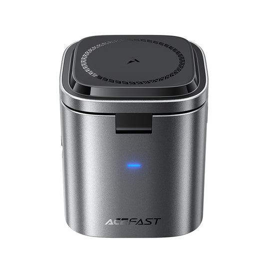 Latausasema USB-C-kaapelilla Acefast Z9 QI 6in1, 80W, 1 x USB-C - 1 x USB-A, Musta