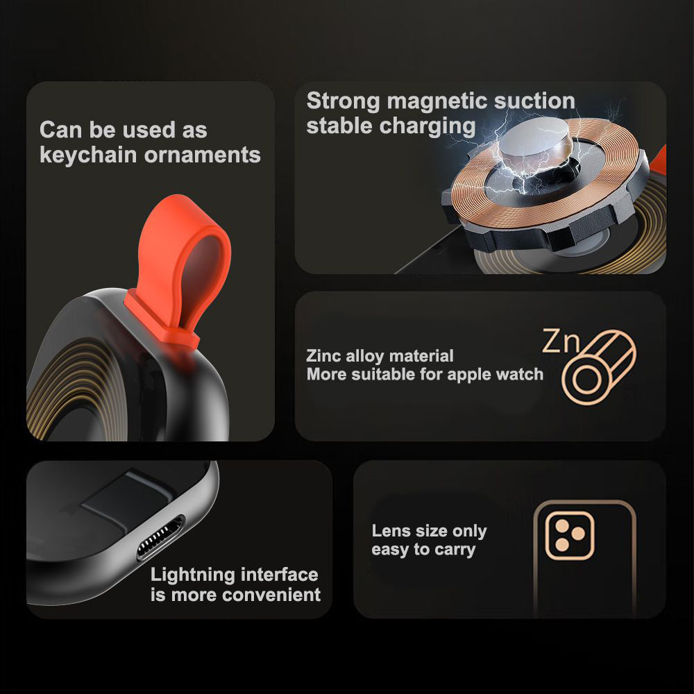 Langaton Lito LC03 -laturi Apple Watch Seriesille, Valkoinen