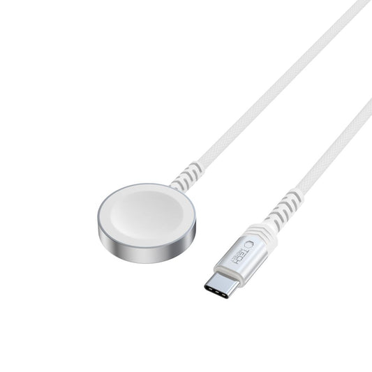 Latauskaapeli Tech-Protect MC01 Ultraboost Apple Watch Series -älykellolle, valkoinen