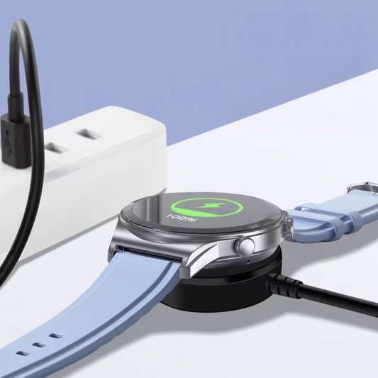 Langaton laturi Tech-Protect MC03 Ultraboost Samsung Galaxy Watch Series -laitteille, USB-C, Musta