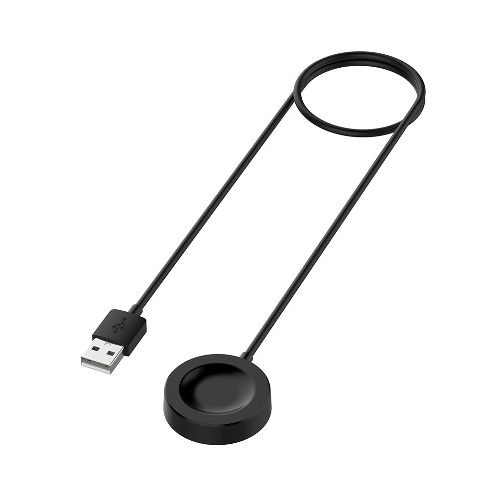 Langaton Techsuit THC1 -laturi Honor Watch / Huawei Watch -sarjalle, USB-A, Musta