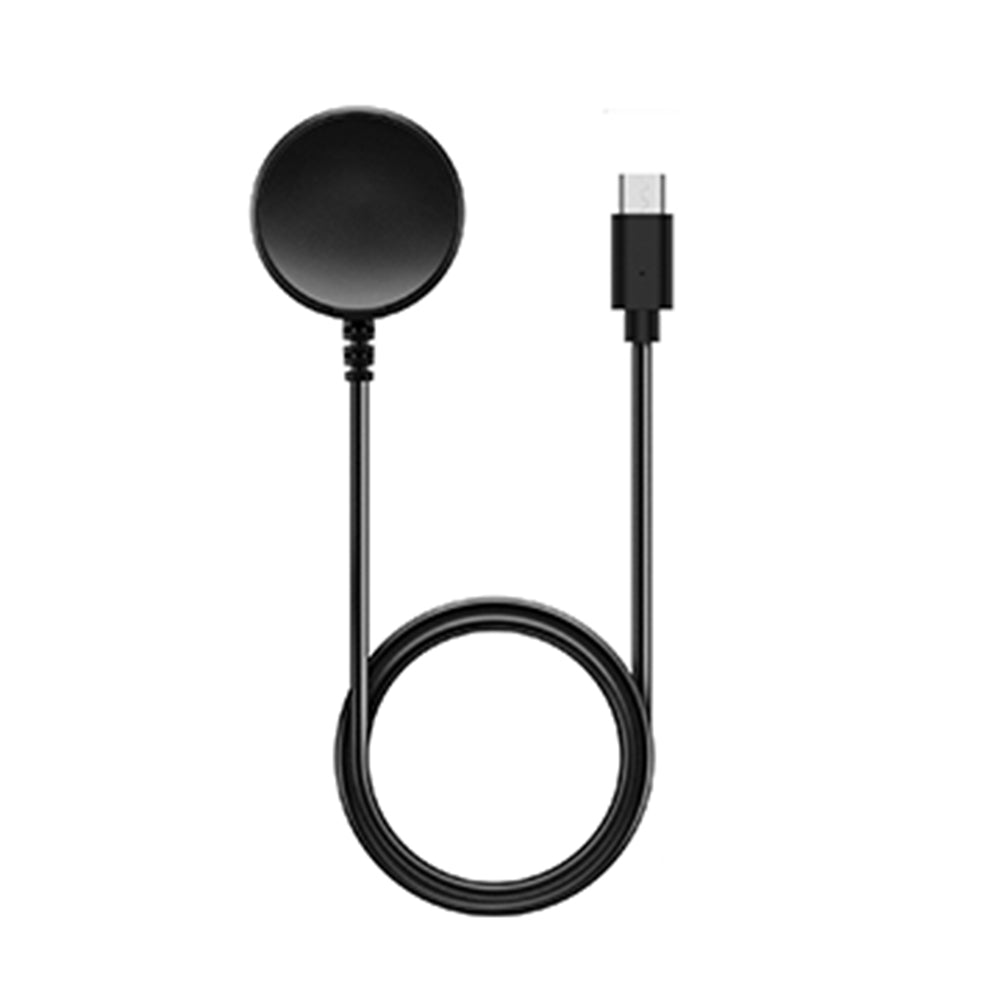 Langaton Techsuit TSC21 -laturi Samsung Galaxy Watch -sarjalle, USB-C, Musta