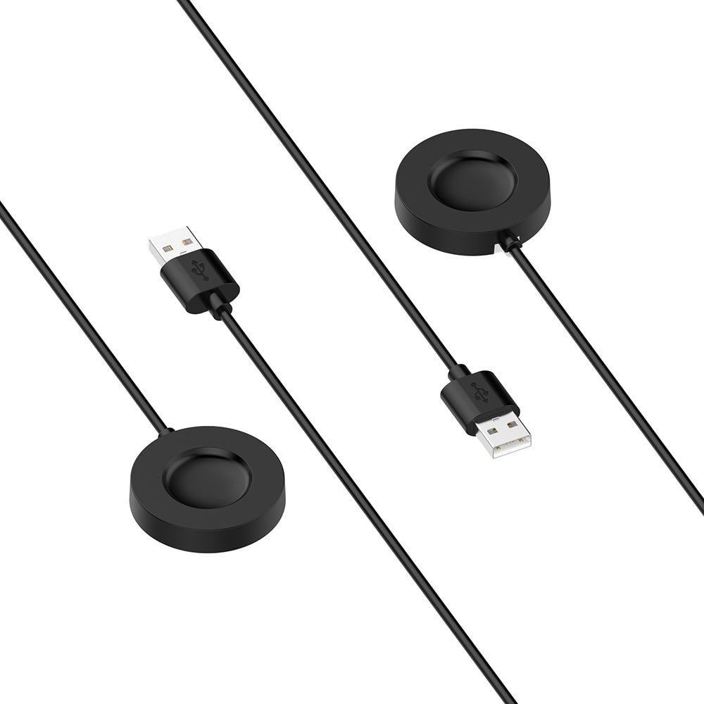 Techsuit TXC6 Wireless Charger for Xiaomi Watch S1 Pro, USB-A, Black