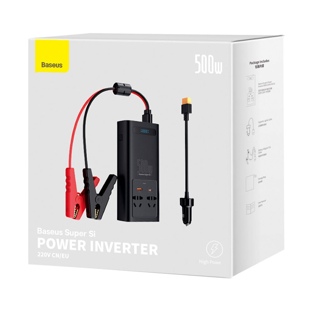 Baseus 500W CGNB000101 Auton Sähköinvertteri