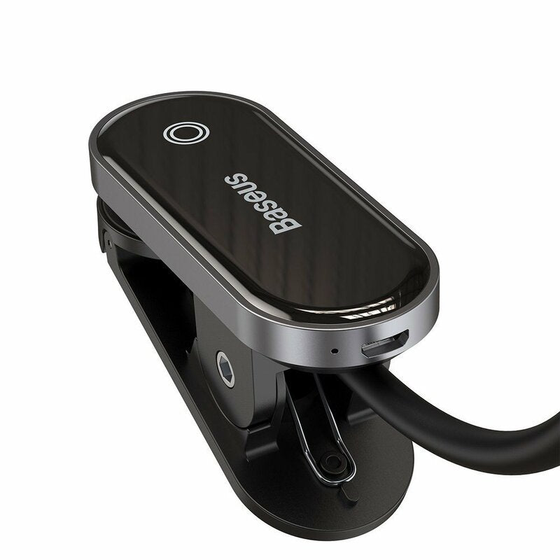 Baseus Comfort Reading Mini Clip kannettava LED-lamppu, harmaa DGRAD-0G