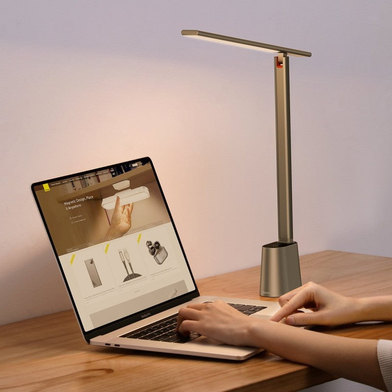 Baseus Smart Eye -työpöydän LED-lamppu, harmaa DGZG-0G