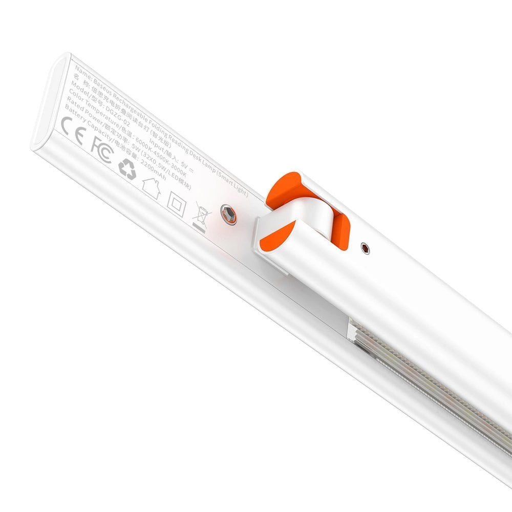 Baseus Smart Eye -valkoinen LED-työpöytälamppu, DGZG-02