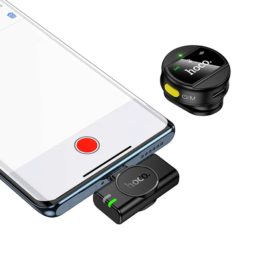 HOCO L21 -mikrofoni, USB-C, Musta