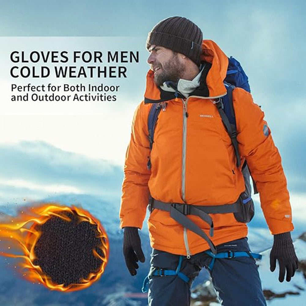 Naisten Techsuit ST0015 kosketusnäyttöhanskat talvikäyttöön, koko 17 cm, mustat