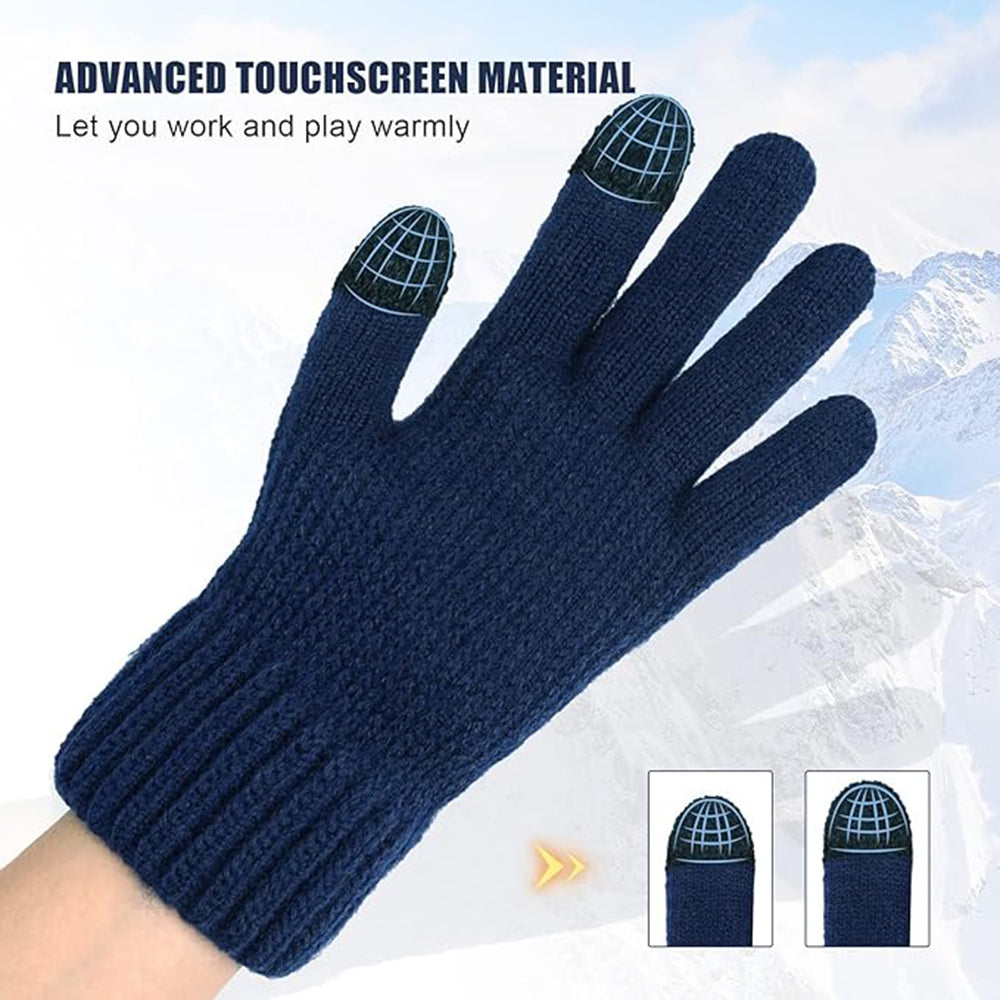 Unisex-talvihansikkaat Techsuit ST0012, koko 22 cm, harmaa