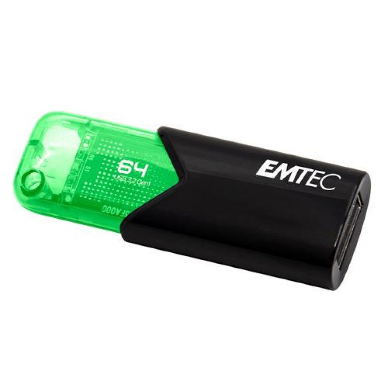 Ulkoinen muisti USB-A 3.2 Emtec B110 Click Easy, 64Gb ECMMD64GB113
