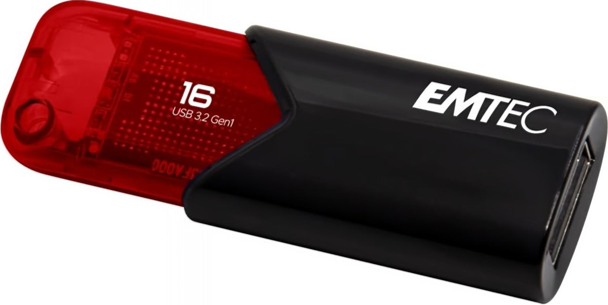 Ulkoinen muisti USB-A 3.2 Emtec B110 Click Easy, 16Gb ECMMD16GB113
